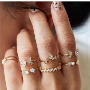 Bohemian ring set from Lumination